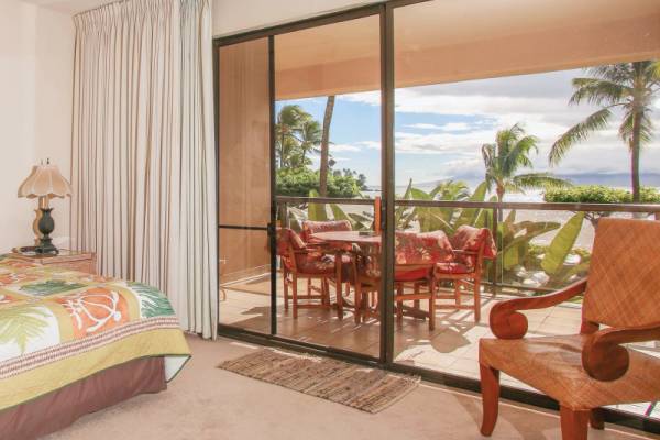 Sands of Kahana 317, Maui two bedroom short term vacation condo rental with a large ocean-view balcony