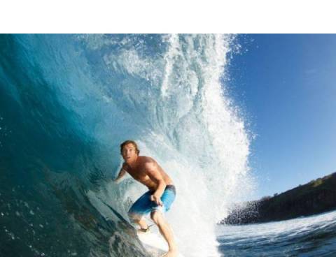Kevin Sullivan - Maui Surfing Instructor Kevin Sullivan - Maui Surfing Instructor, surfing a large wave
