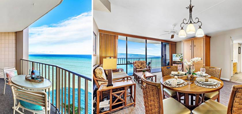 Valey Isle 1005 one bedroom vacation oceanfront rental in Kahana, Maui