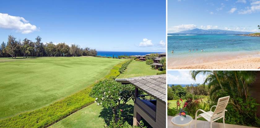 Kapalua Ridge Villas - Maui resort located on a golf course with ocean views
