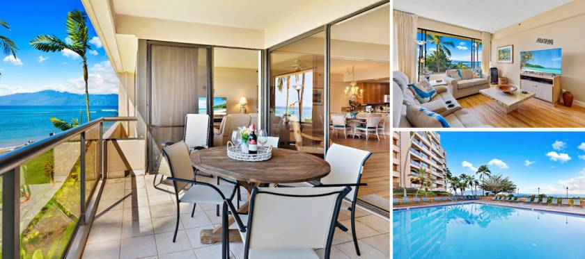 Sands of Kahana 317, two bedroom oceanfront Maui vacation rental